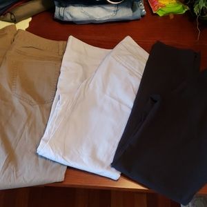 3 pairs of pants